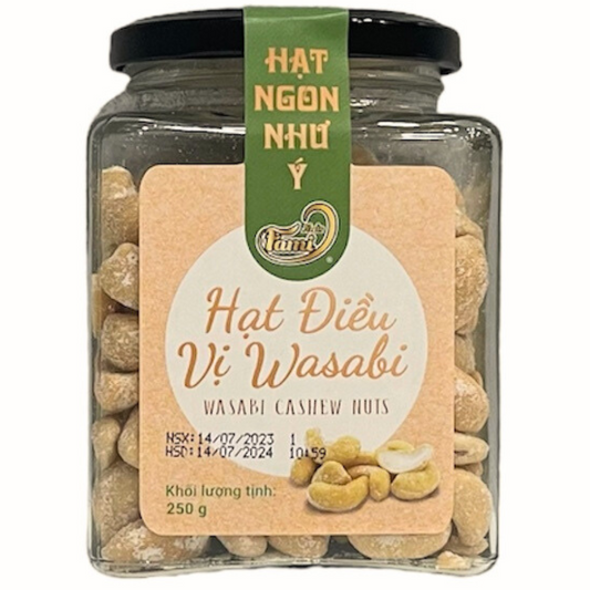 【FAMI nuts】 カシューナッツ わさび ツーンと辛い! 200g ベトナム直輸入 ww320 サイズ